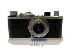 Leica Standard Model E (chrome) with Leitz Elmar 3.5cm f/3.5 chrome lens