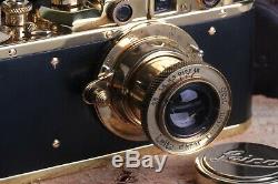 Leica film camera Leitz Elmar lens 13.5 (Fed Zorki copy) Limited Edition