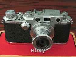Leica iiic 3c (Wallace Heaton) + Leitz Elmar 50mm f3.5 lens. (both 1949)
