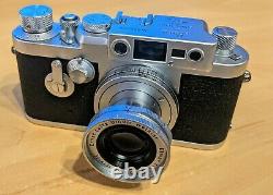 Leica iiig Camera with Leitz Elmar 50mm f/2.8 Collapsible Lens