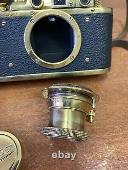 Leica vintage camera 35 mm Leitz Elmar lens (copy fed) ideal condition