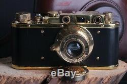Leica vintage camera Leitz Elmar lens 13.5 (Fed Zorki copy) Limited Edition