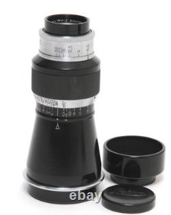 Leitz 6.3/10.5 cm Mount Elmar Black/Chrome for Leica Screw Mount w. Caps