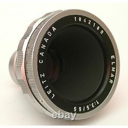 Leitz 65mm F3.5 Elmar Chrome Ocmor / 11062 #230