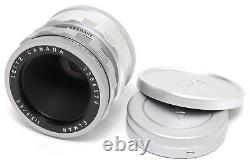 Leitz Canada Elmar 3.5/65mm chrome Visoflex lens with 16464 K Mount