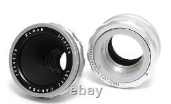 Leitz Canada Elmar 3.5/65mm chrome Visoflex lens with 16464 K Mount