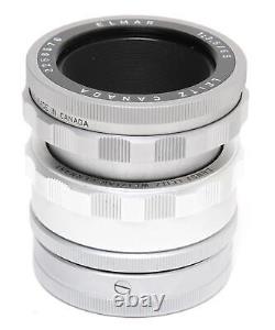 Leitz Canada Elmar 3.5/65mm chrome Visoflex lens with 16464 K mount