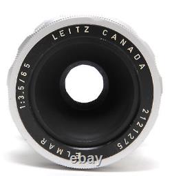 Leitz Canada Visoflex 3.5/65mm Elmar OTZFO focusing mount