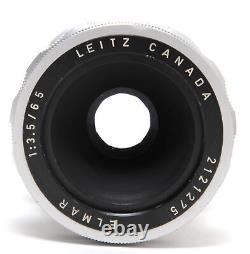 Leitz Canada Visoflex 3.5/65mm Elmar OTZFO focusing mount