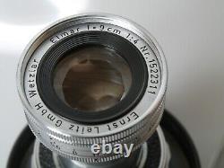 Leitz ELMAR 9cm f4 4/90 No. 1522311 retractable collapsible for Leica M MINT TOP