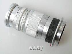 Leitz ELMAR 9cm f4 4/90mm for Leica M s. Beautiful opt. Condition. Excellent E39