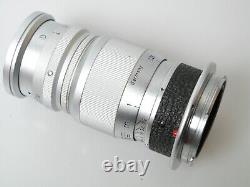 Leitz ELMAR 9cm f4 4/90mm for Leica M s. Beautiful opt. Condition. Excellent E39