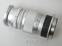 Leitz ELMAR 9cm f4 4/90mm for Leica M s. Good opt. Condition. Excellent E39 Fi