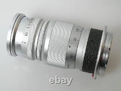 Leitz ELMAR 9cm f4 4/90mm for Leica M s. Good opt. Condition. Excellent E39 Fi