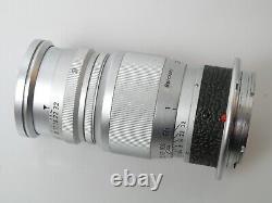 Leitz ELMAR 9cm f4 4/90mm for Leica M s. Good opt. Condition. Excellent E39 Fi