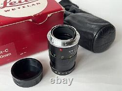 Leitz ELMAR C 90mm 14 f4 Leica CL M Mount Rangefinder Lens BLACK / BOXED