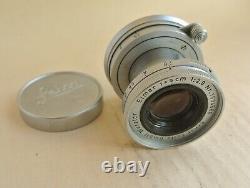 Leitz Elmar 5 cm f/2.8 collapsible M mount lens with front cap