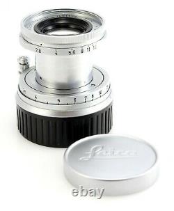 Leitz Elmar 50mm f/2.8 (5cm 12.8) Lens with Cap Leica M Mount Leitz Wetzlar