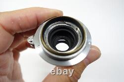 Leitz Elmar 5cm f3.5 LTM Lens + Genuine Elmar Hood + Caps + Case (3.5 f/3.5)