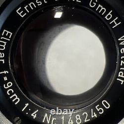 Leitz Elmar 9 cm 14 from 1957 clouded lens