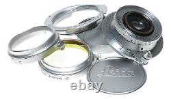 Leitz Elmar f=3.5cm 13.5 wide angle Leica M39 screw mount lens set f=35mm