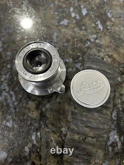 Leitz Elmar f=5cm 13.5 lens Excellent Condition With Lens Cap