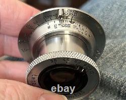 Leitz Elmar f=5cm 13.5 lens Excellent Condition With Lens Cap