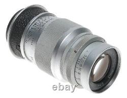 Leitz Elmar f=9cm 14 chrome rangefinder screw mount lens