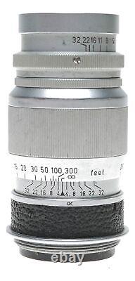 Leitz Elmar f=9cm 14 chrome rangefinder screw mount lens