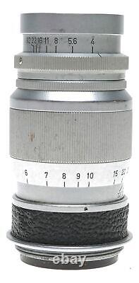 Leitz Elmar f=9cm 14 chrome rangefinder screw mount lens