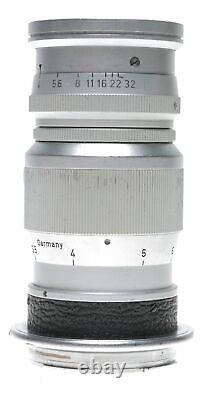 Leitz GmbH f4 Elmar 4/90mm f=9cm Leica M bayonet mount lens