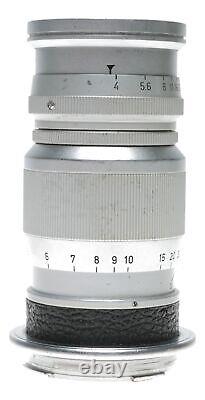 Leitz GmbH f4 Elmar 4/90mm f=9cm Leica M bayonet mount lens