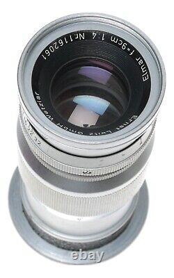 Leitz GmbH f4 Elmar 4/90mm f=9cm Leica M bayonet mount lens