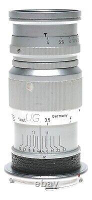 Leitz GmbH f4 Elmar 4/90mm f=9cm Leica M bayonet mount lens