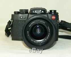 Leitz LEICA R7, VARIO-ELMAR-R 3,5-4,5/28-70mm. Lens+motor