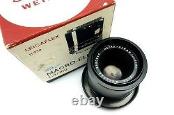 Leitz Leica 11230 Macro Elmar 100mm f4 For R4 R5 R6.2 r7 R8 R9 2390349 jl084