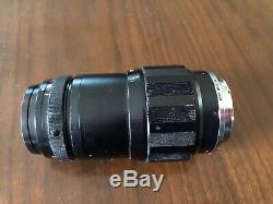 Leitz / Leica 135mm F/4 Tele-Elmar Black Lens M Mount with 12575 Shade Great