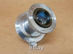Leitz Leica 50mm 13.5 Elmar Coated Lens 1946