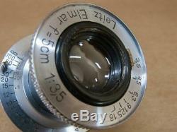 Leitz Leica 50mm 13.5 Elmar Lens uncoated 1936