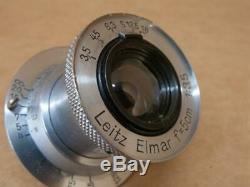Leitz Leica 50mm 13.5 Elmar Lens uncoated 1938