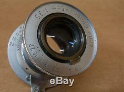 Leitz Leica 5cm 13.5 Elmar Red Scale Lens 1934