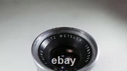 Leitz Leica 90mm F4 Elmar Screw L39 Lens Univ. Repro. Elmar 9cm Super Rare