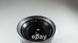 Leitz Leica 90mm F4 Elmar Screw L39 Lens Univ. Repro. Elmar 9cm Super Rare