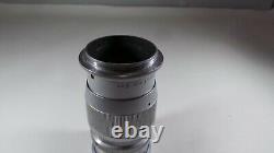 Leitz Leica 90mm F4 Elmar Screw L39 Lens Univ. Repro. Elmar 9cm Super Rare