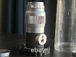 Leitz Leica Elmar 135mm m mount filter caps keeper
