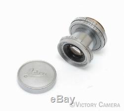 Leitz Leica Elmar 5cm 50mm f2.8 Lens LTM Meters -Clean Glass- (0227-6)
