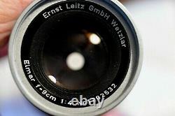 Leitz Leica Elmar 90mm F/4 M-Mount, 39mm filter size, Wetzlar, circa 1954