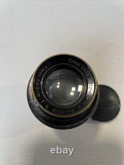 Leitz/Leica Fat Elmar Black 14/9cm