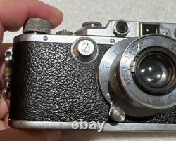 Leitz Leica III a, vintage 35mm rangefinder camera, lens Elmar 3,5/50mm