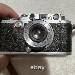 Leitz Leica III a, vintage 35mm rangefinder camera, lens Elmar 3,5/50mm